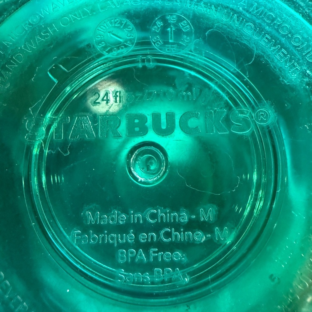 Starbucks Trio: Foil Teal,  Camo and 2008 Frosted Tumblers - Picture 12 of 16